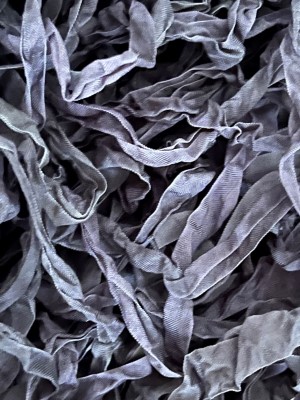 Mayflower Grey Crinkle Ribbon(2yds)